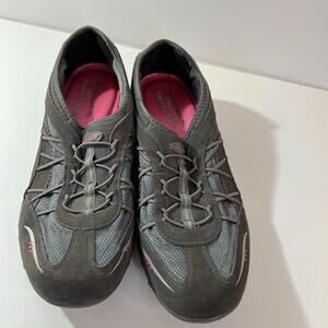 Skechers Womens Shoes Size 11 Relaxed Fit Leather Textile Upper  CCL Charcoal